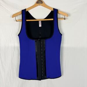 Maria E Fajas Shapewear Vest Girdle Size 40 Waist Trainer Adjustable Open Bust